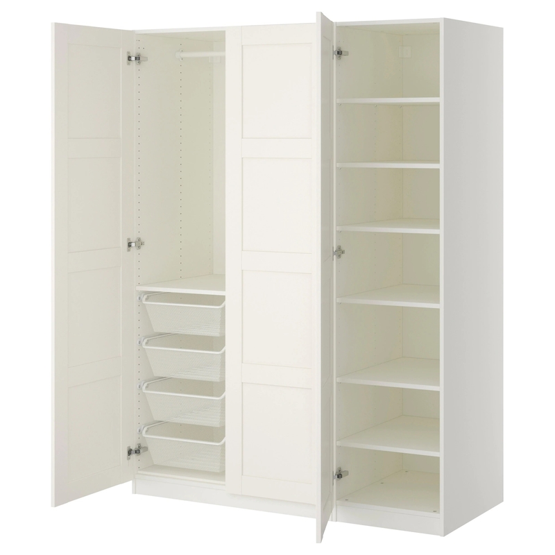Шкаф Armoire двери качания модульной гостиницы шкафа хранения спальни MDF полностью роскошный белый